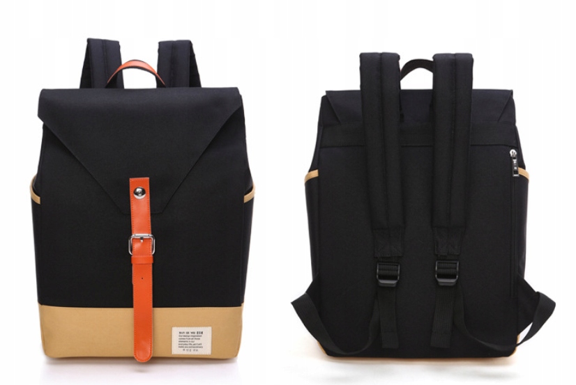 Plecak Miejski Szkolny Kieszonki Solidny - 60% na otwarcie sklepu - obrazek 3