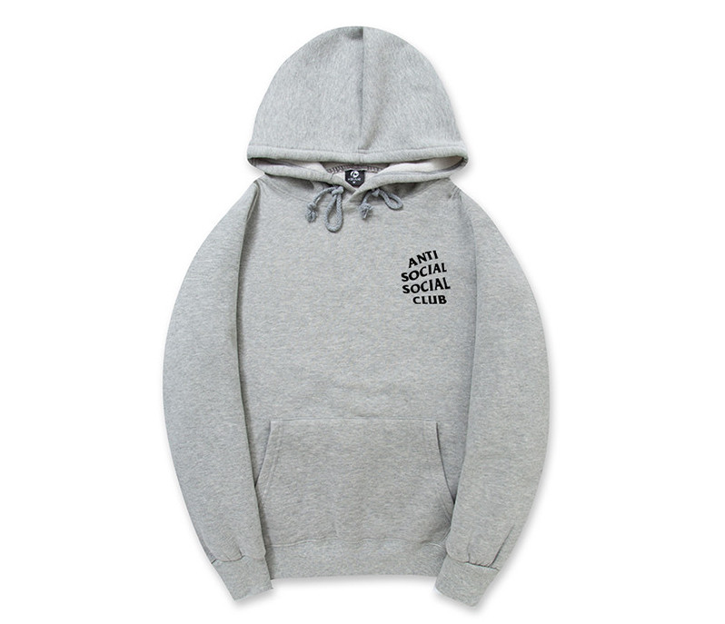 Bluza Anti Social Bawełniana Szara Rozmiar L - obrazek 2