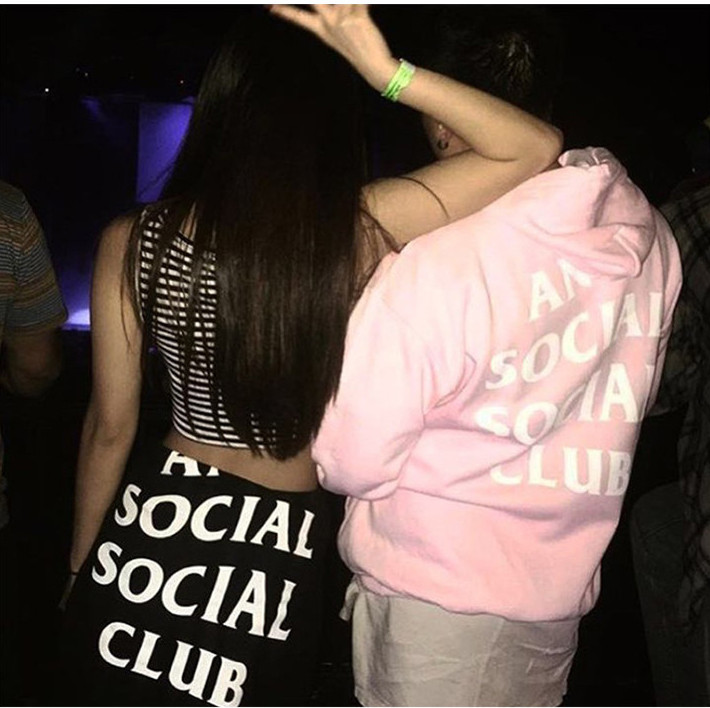 Bluza Anti Social Bawełniana Szara Rozmiar L - obrazek 5