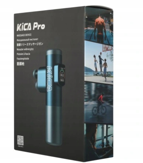 Masażer wibracyjny FeiyuTech KiCA Pro Led + Etui + 6 końcówek masujących - obrazek 6