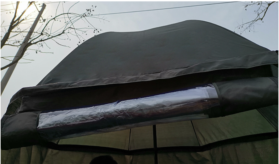 Parasol wędkarski + boki plecy Montiago 220 cm Pełny - obrazek 11