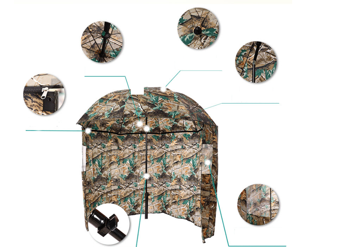 Parasol wędkarski + boki Morgan 220 cm Sprawdzony - obrazek 7