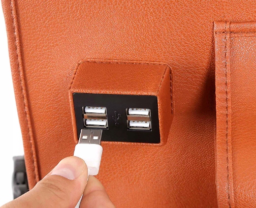 Organizer samochodowy na fotel 4 x USB uchwyt na tablet - obrazek 5