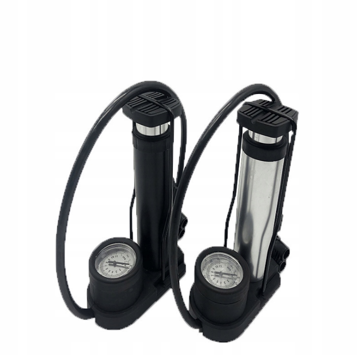 POMPKA NOŻNA Z MANOMETREM DO ROWERU SAMOCHODU - obrazek 2