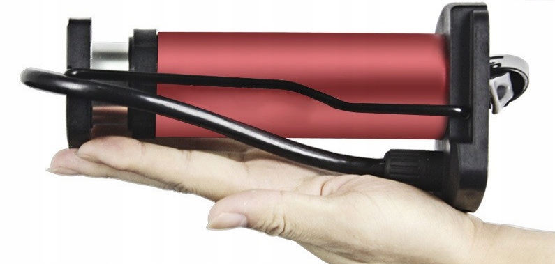 POMPKA NOŻNA Z MANOMETREM DO ROWERU SAMOCHODU - obrazek 3