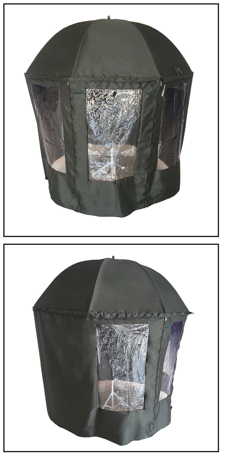 Parasol wędkarski + boki plecy Montiago 220 cm Pełny - obrazek 13