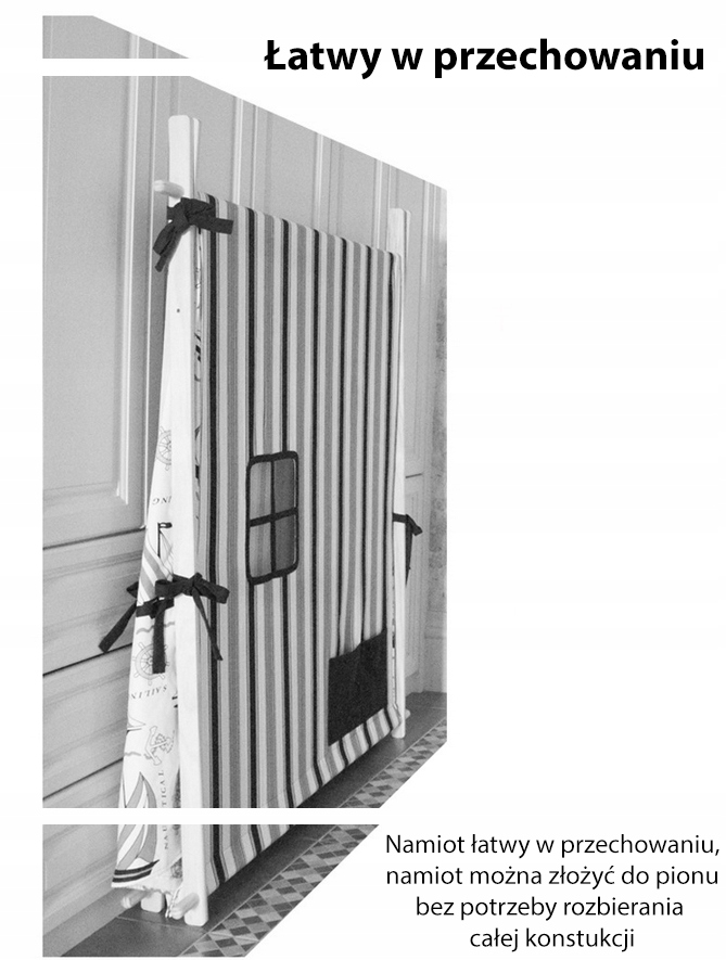 Namiot dla dziecka Tipi 120 cm do domu, działkę - obrazek 13