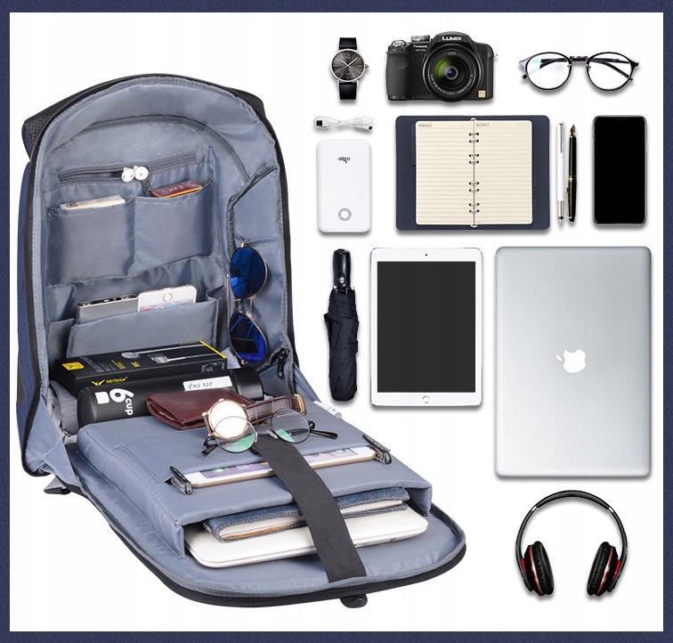 Plecak szkolny na miasto miejsce na laptopa - obrazek 5