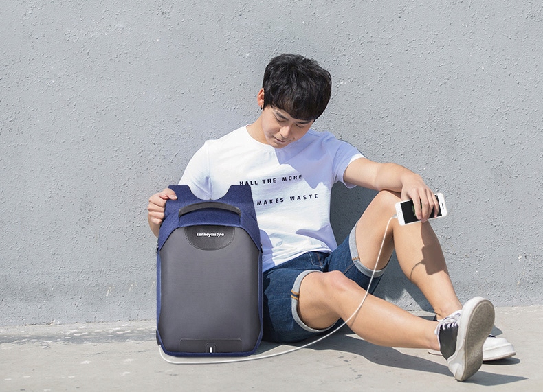 Plecak szkolny na miasto miejsce na laptopa - obrazek 3