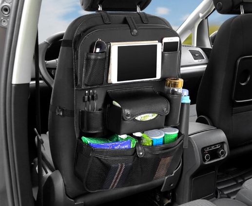 Organizer samochodowy na fotel 4 x USB uchwyt na tablet - obrazek 7