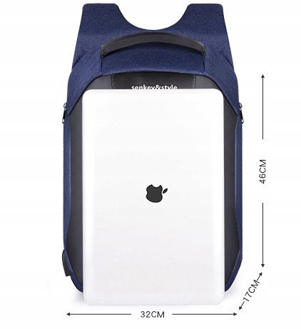 Plecak szkolny na miasto miejsce na laptopa - obrazek 4