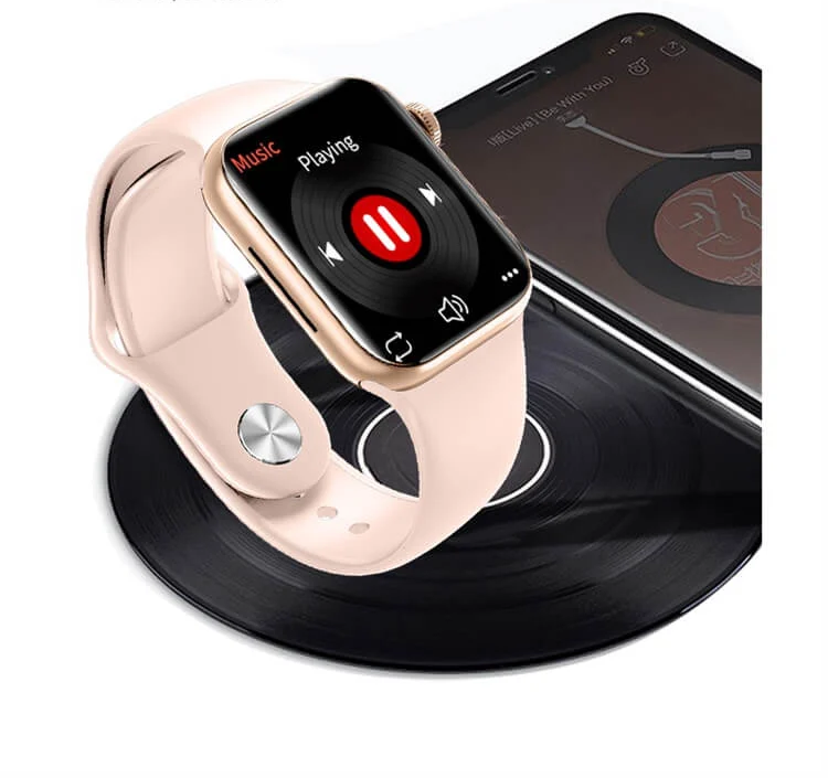 Smartwatch H33 Pro Max 7+1 Watch9 rozmowy bluetooth 7 pasków ip67 silver - obrazek 6