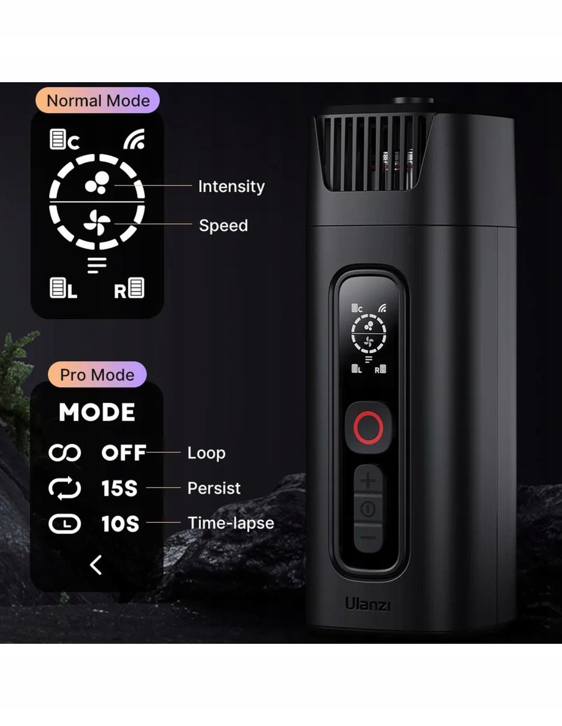 Generator dymu Ulanzi FM01 z Pilotem Etui Wytwornica dymu do zdjęć, filmów - obrazek 6