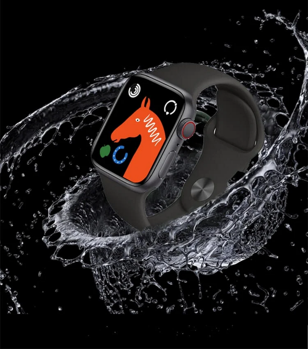 Smartwatch H33 Pro Max 7+1 Watch9 rozmowy bluetooth 7 pasków ip67 silver - obrazek 5