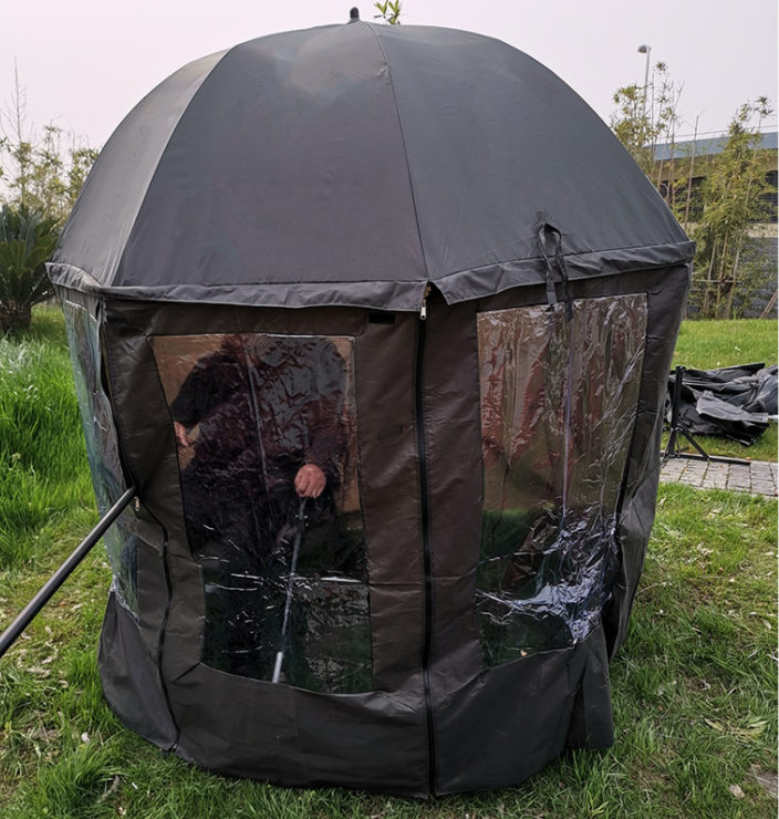 Parasol wędkarski + boki plecy Montiago 220 cm Pełny - obrazek 2