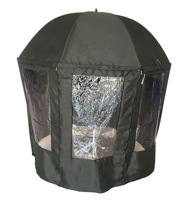 Parasol wędkarski + boki plecy Montiago 220 cm Pełny