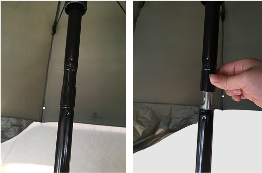 Parasol wędkarski + boki plecy Montiago 220 cm Pełny - obrazek 8