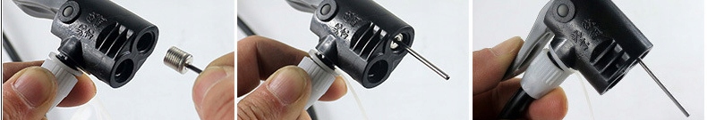 POMPKA NOŻNA Z MANOMETREM DO ROWERU SAMOCHODU - obrazek 10