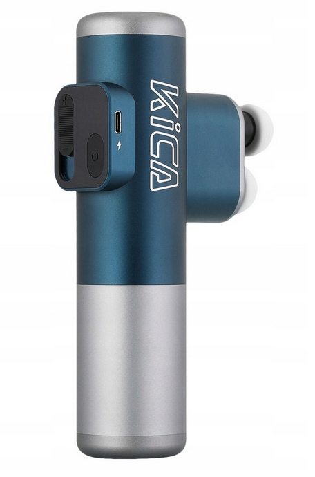 Masażer wibracyjny FeiyuTech KiCA 3 + Etui + 6 końcówek masujących Blue
