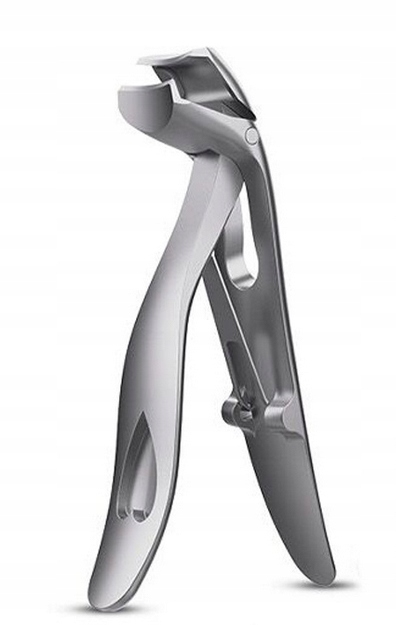 CĄŻKI KĄTOWE DO PAZNOKCI DLA SENIORÓW OBCINACZ + SZKLANY PILNIK + ETUI - obrazek 7