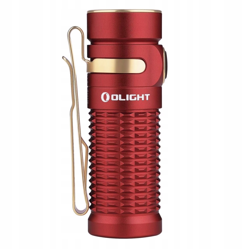 Olight Baton 3 Red EDC, latarka akumulatorowa, 1200 lm Piekielnie świeci - obrazek 4