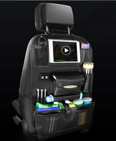 Organizer samochodowy na fotel 4 x USB uchwyt na tablet - obrazek 8