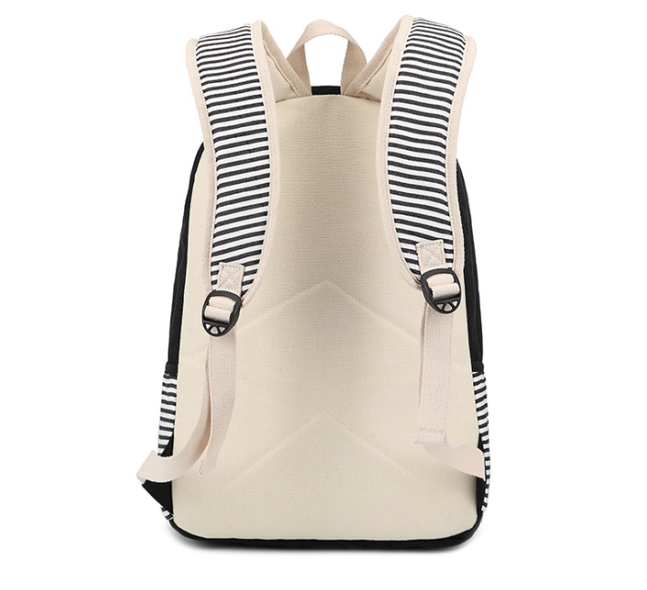 Plecak A4 3w1 +torba+piórnik zestaw w paski - obrazek 2