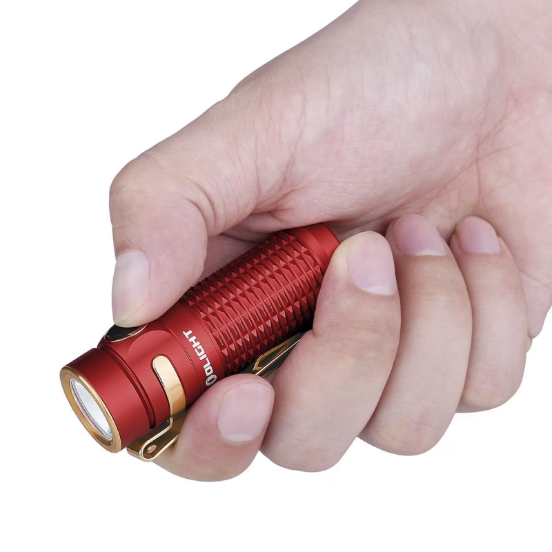 Olight Baton 3 Red EDC, latarka akumulatorowa, 1200 lm Piekielnie świeci