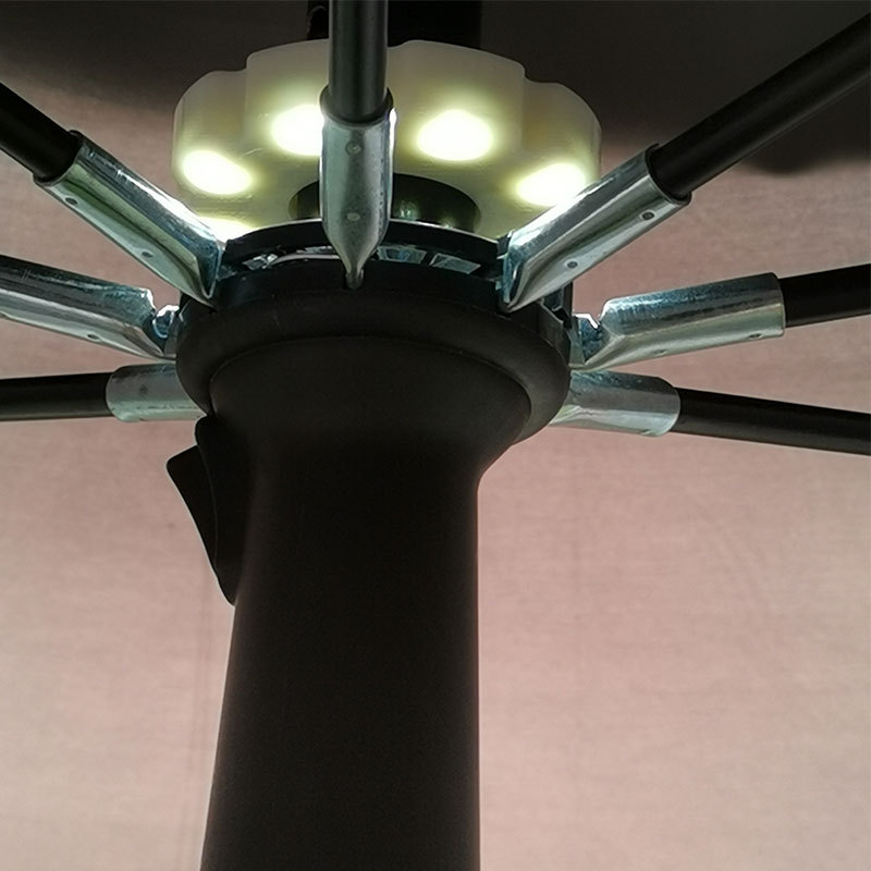 Parasol wędkarski + boki Montiago 220 cm bateria solarna powerbank - obrazek 4