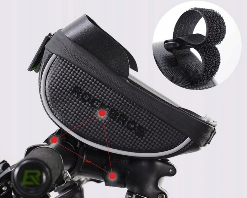 Torba Na Rower ROCKBROS 010-4BK Uchwyt na telefon - obrazek 5